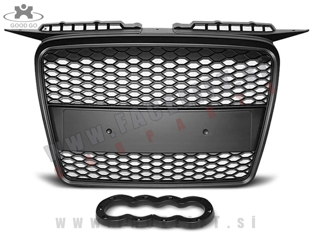 Audi A3 8P 8PA 05-08 maska RS izgled črna (mat)
