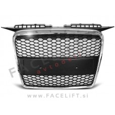 Audi A3 8P 8PA 05-08 maska RS izgled kromirana (sijaj) Audi A3 8P 8PA 05-08 maska RS izgled kromirana (sijaj)