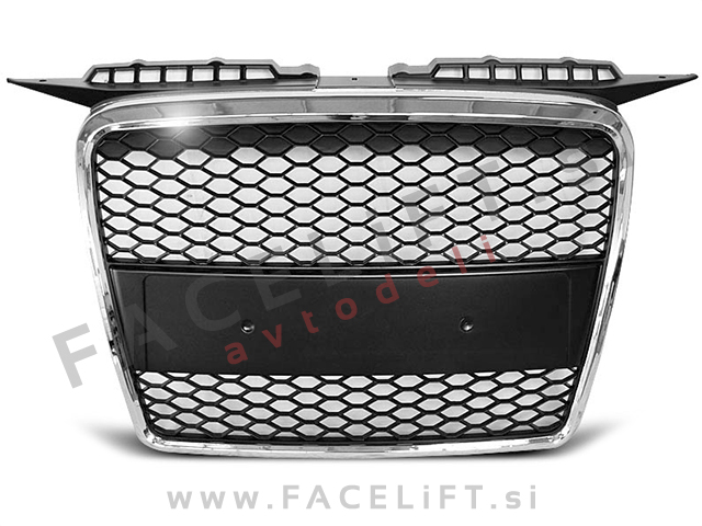 Audi A3 8P 8PA 05-08 maska RS izgled kromirana (sijaj) Audi A3 8P 8PA 05-08 maska RS izgled kromirana (sijaj)