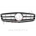 Maska črna kromirana Mercedes C C204 S204 W204 07-14