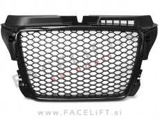 Audi A3 8P 8PA 08-12 maska RS3 izgled črna (sijaj)