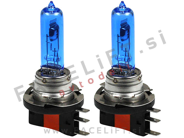 Halogenske žarnice Xenon White H15 (PGJ23t-1) 15/55W 12V Halogenske žarnice Xenon White H15 (PGJ23t-1) 15/55W 12V