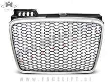 Audi A4 B7 8E 04-08 maska RS izgled srebrna (mat)