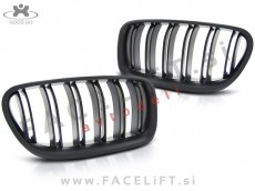 BMW 5 F10 F11 10-17 ledvičke M5 izgled črne (mat)