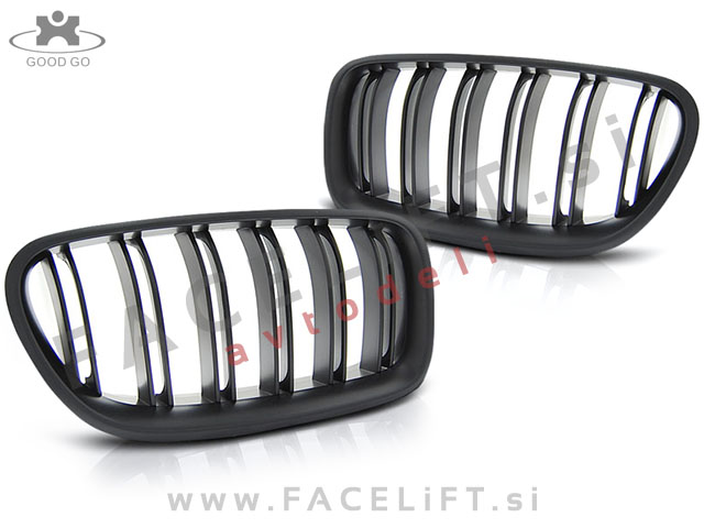 BMW 5 F10 F11 10-17 ledvičke M5 izgled črne (mat)