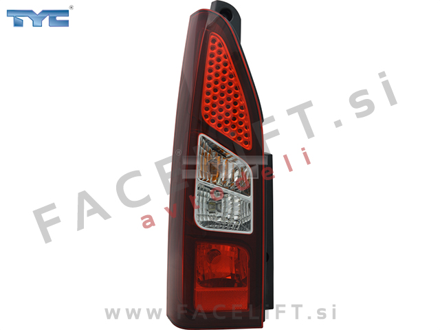 Citroen Berlingo 12-18 enokrilna vrata zadnja luč leva Citroen Berlingo 12-18 enokrilna vrata zadnja luč leva