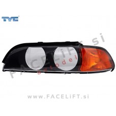 BMW 5 E39 95-00 steklo žarometa levo