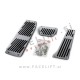 Aluminijasti nastavki za stopalke samodejni menjalnik BMW E34 E39 E60 E61 E63 E64 E32 E38