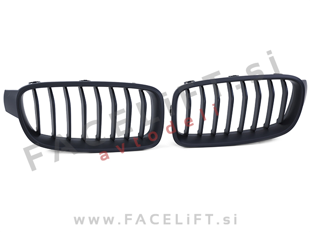 BMW 3 F30 F31 11-19 ledvičke črne (mat)