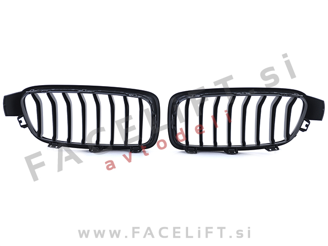 BMW 3 F30 F31 11-19 ledvičke črne (mat)
