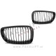 BMW 1 E81 E82 E87 E88 07-13 ledvičke črne sijaj