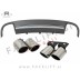 Audi A4 / B8 8K (07-11) / difuzor z nastavki za izpuh / S4 izgled