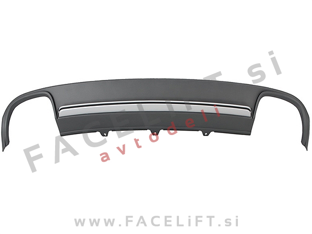 Audi A4 / B8 8K (07-11) / difuzor z nastavki za izpuh / S4 izgled