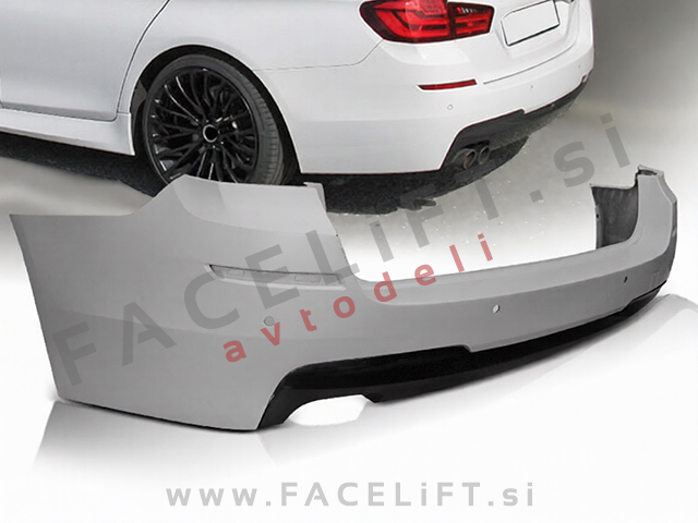 BMW 5 Karavan F11 10-17 zadnji odbijač M-Technic izgled PDC