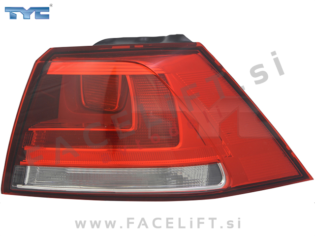 VW Golf 7 12-17 zadnja zunanja luč desna