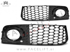 Audi A4 B8 8K 07-11 mreže odbijača RS izgled črne (sijaj)