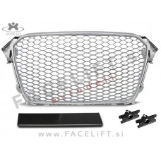 Audi A4 B8 11-15 maska RS izgled srebrna (mat)