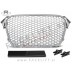 Audi A4 B8 11-15 maska RS izgled srebrna (mat)