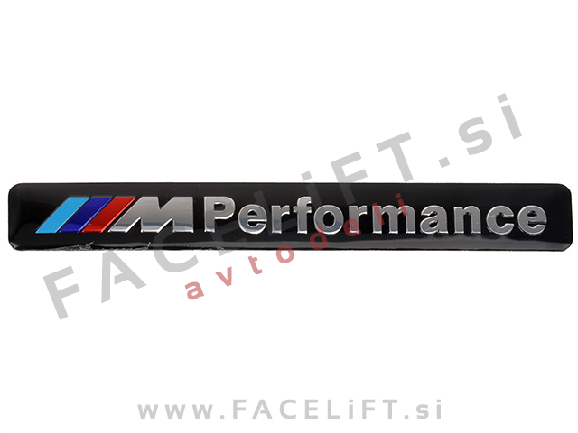BMW M-Performance nalepka črna BMW M-Performance nalepka črna
