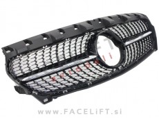 Mercedes CLA C117 13-19 maska AMG Diamond Black izgled Mercedes CLA C117 13-19 maska AMG Diamond Black izgled