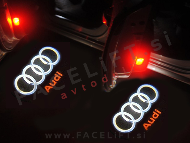 Audi LED logo osvetlitev vrat
