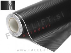 Samolepljiva folija karbon (3D) črna 152cm x 50cm