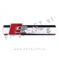 Audi S line emblem (3D nalepka) kromiran (sijaj) Audi S line emblem (3D nalepka) kromiran (sijaj)