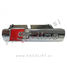 Audi S line emblem za masko kromiran (sijaj) Audi S line emblem za masko kromiran (sijaj)