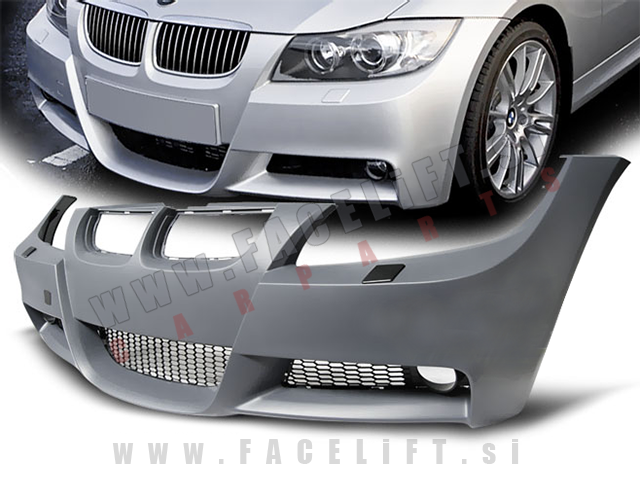 BMW 3 E90 E91 05-08 sprednji odbijač M-Technic izgled SRA