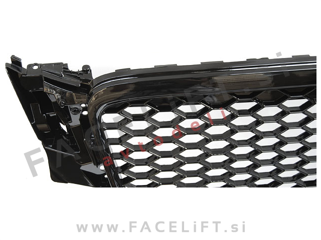 Audi A4 B8 8K 07-11 maska RS izgled črna (sijaj)
