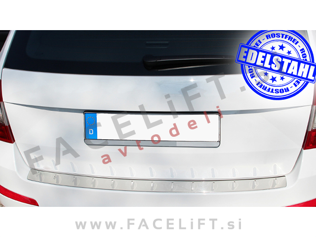 Škoda Octavia Karavan 5E 13-17 zaščita zadnjega odbijača kromirana