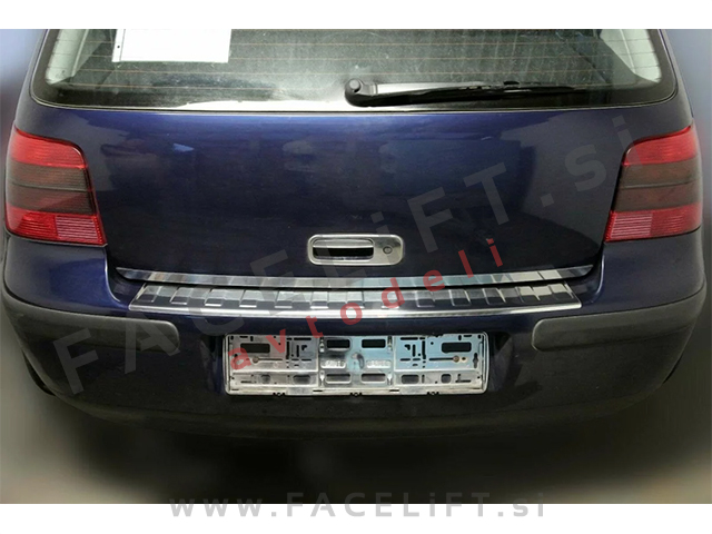 Zaščita zadnjega odbijača kromirana VW Golf 4 Hatchback 97-03