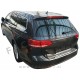VW Golf 7 Karavan 12-17 zaščita zadnjega odbijača srebrna mat