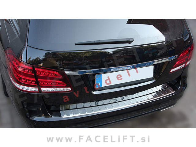 Mercedes E Karavan S212 09-16 zaščita zadnjega odbijača kromirana sijaj Mercedes E Karavan S212 09-16 zaščita zadnjega odbijača kromirana sijaj