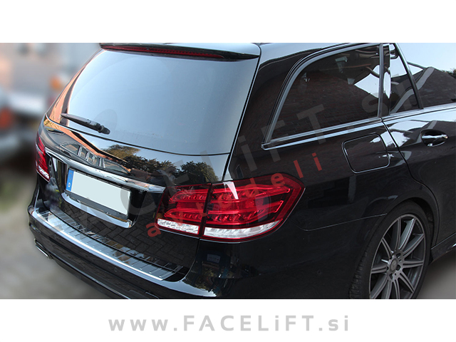 Mercedes E Karavan S212 09-16 zaščita zadnjega odbijača kromirana sijaj Mercedes E Karavan S212 09-16 zaščita zadnjega odbijača kromirana sijaj