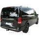 Mercedes Vito W447 14- zaščita zadnjega odbijača srebrna (mat)