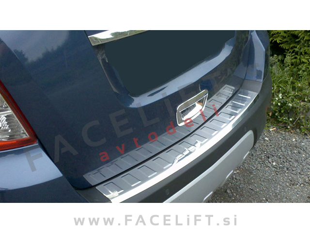Chevrolet Trax 13- zaščita zadnjega odbijača kromirana (sijaj)