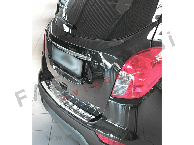 Chevrolet Trax 13- zaščita zadnjega odbijača kromirana (sijaj)