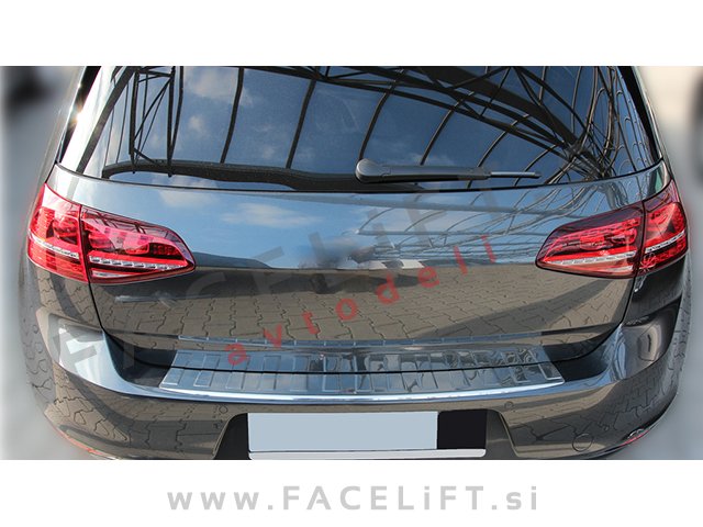 VW Golf 7 Hatchback 12-20 zaščita zadnjega odbijača kromirana sijaj VW Golf 7 Hatchback 12-20 zaščita zadnjega odbijača kromirana sijaj