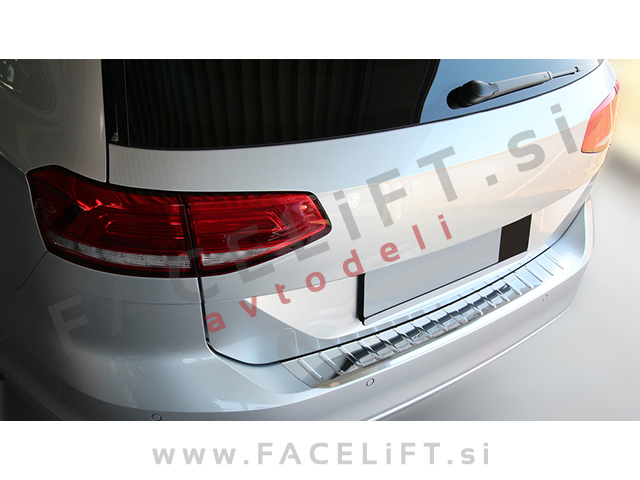 VW Passat Karavan B8 14- zaščita zadnjega odbijača kromirana (sijaj) VW Passat Karavan B8 14- zaščita zadnjega odbijača kromirana (sijaj)