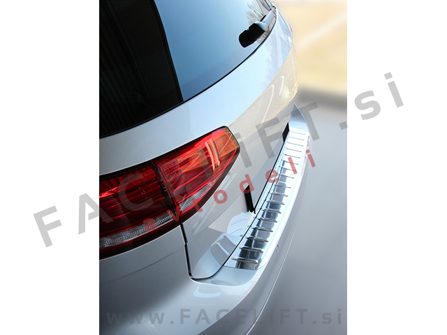 VW Passat Karavan B8 14- zaščita zadnjega odbijača kromirana (sijaj)