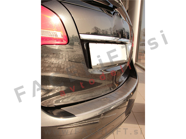 Opel Meriva B 10-17 zaščita zadnjega odbijača srebrna (mat)