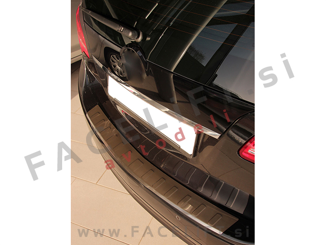 Opel Meriva B 10-17 zaščita zadnjega odbijača srebrna (mat)