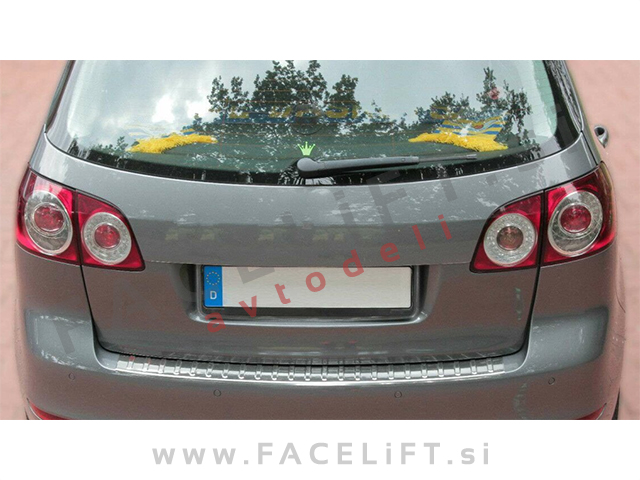 VW Golf Plus 09-14 zaščita zadnjega odbijača kromirana sijaj VW Golf Plus 09-14 zaščita zadnjega odbijača kromirana sijaj
