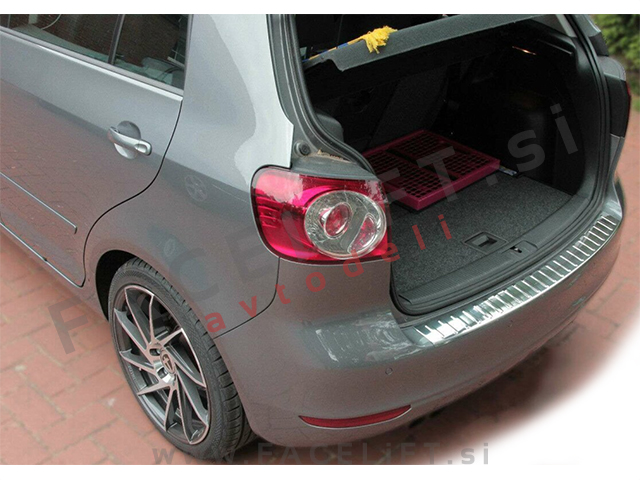 VW Golf Plus 09-14 zaščita zadnjega odbijača kromirana sijaj