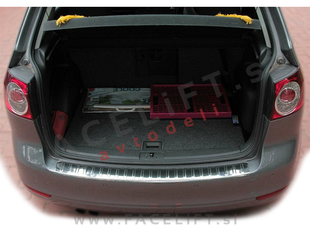 VW Golf Plus 09-14 zaščita zadnjega odbijača kromirana sijaj