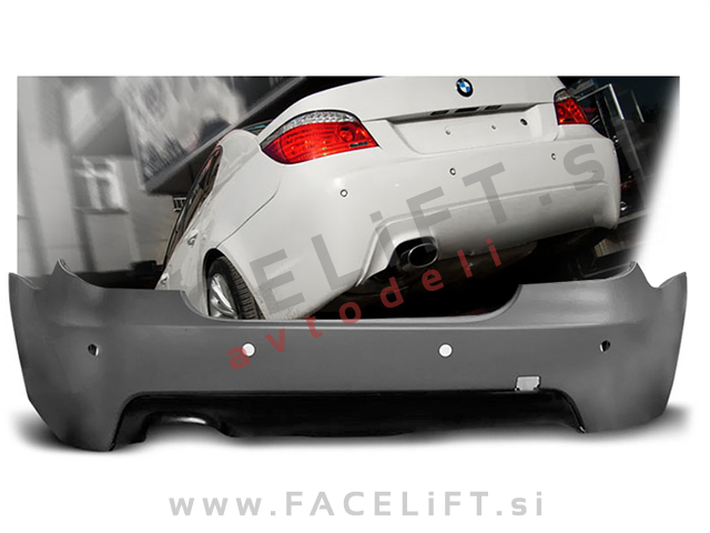 BMW 5 E60 LCI Limuzina 07-10 zadnji odbijač M-Technic izgled PDC