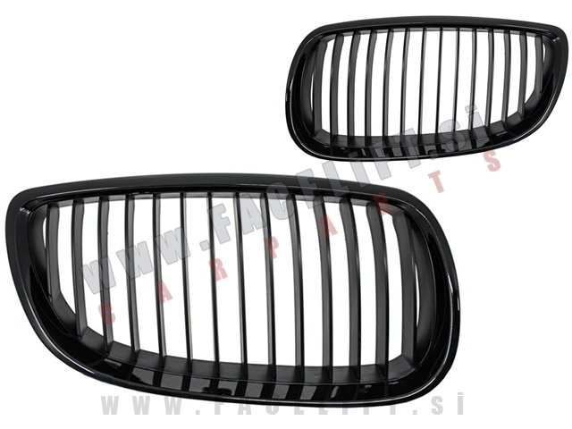 BMW 3 E92 E93 06-10 ledvičke črne (sijaj)