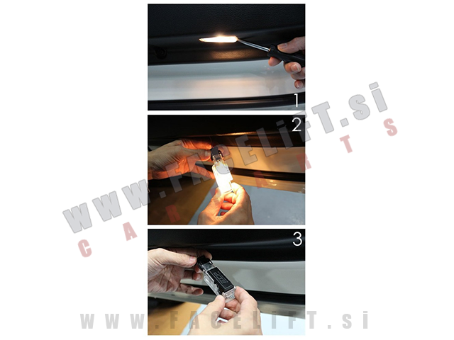 BMW LED logo osvetlitev vrat M