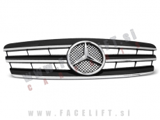 Mercedes C S 203 W203 00-07 maska črna kromirana CL izgled Mercedes C S 203 W203 00-07 maska črna kromirana CL izgled